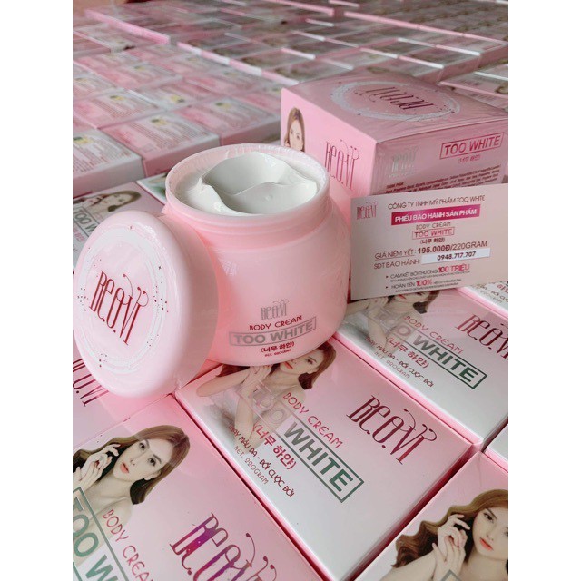 Body Too White Beovi 220g ( Thu Thuỷ )