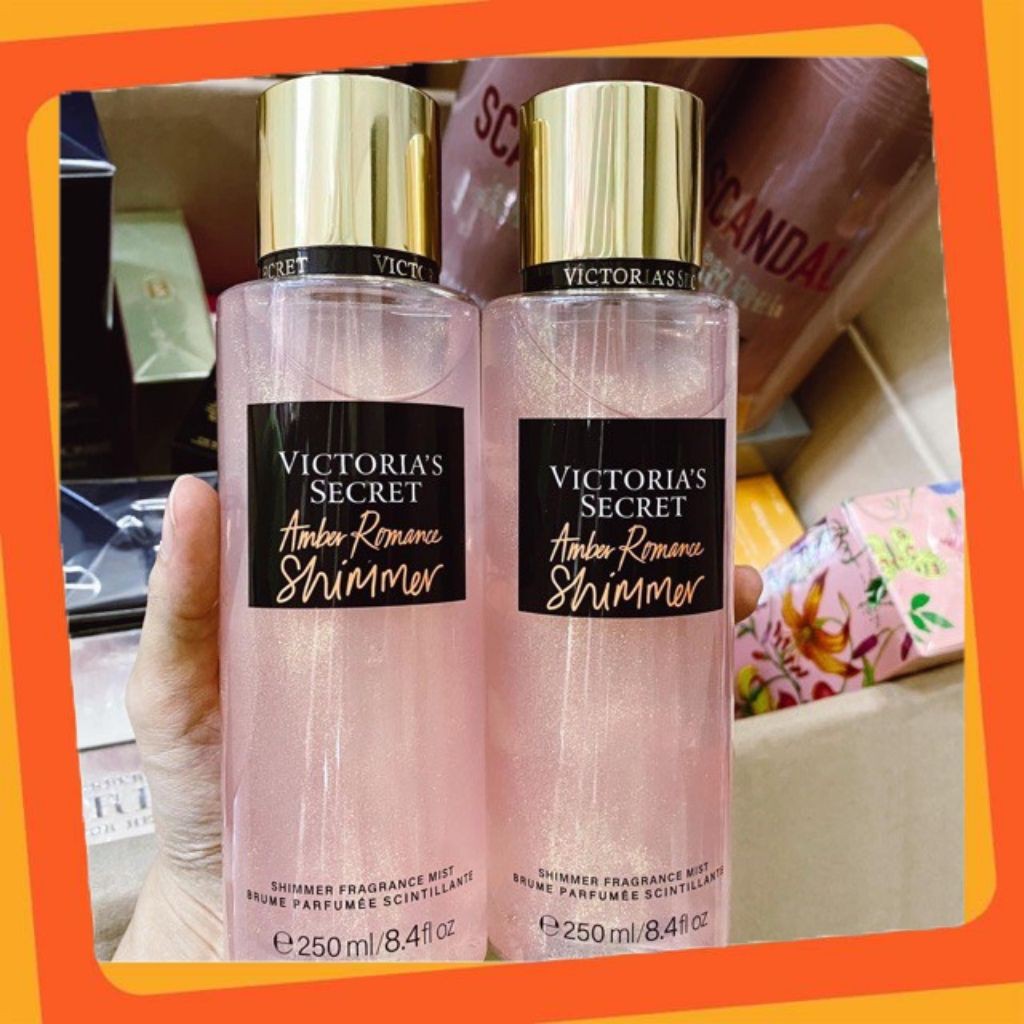 Xịt Thơm Body Mist Dưỡng Thể Victoria’s Secret - AMBER ROMANCE 250ml cực "HOT" 💘Chính Hãng💘