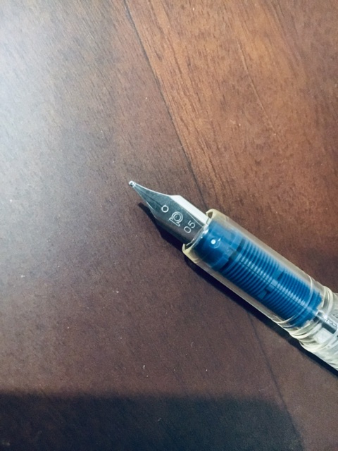 Bút máy Platinum Preppy 05  blue black - Made in Japan