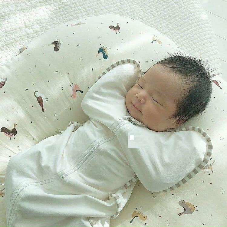 Nhộng chũn, ủ kén cao cấp chính hãng Hugme có khóa kéo 2 chiều đủ các size cho bé từ sơ sinh