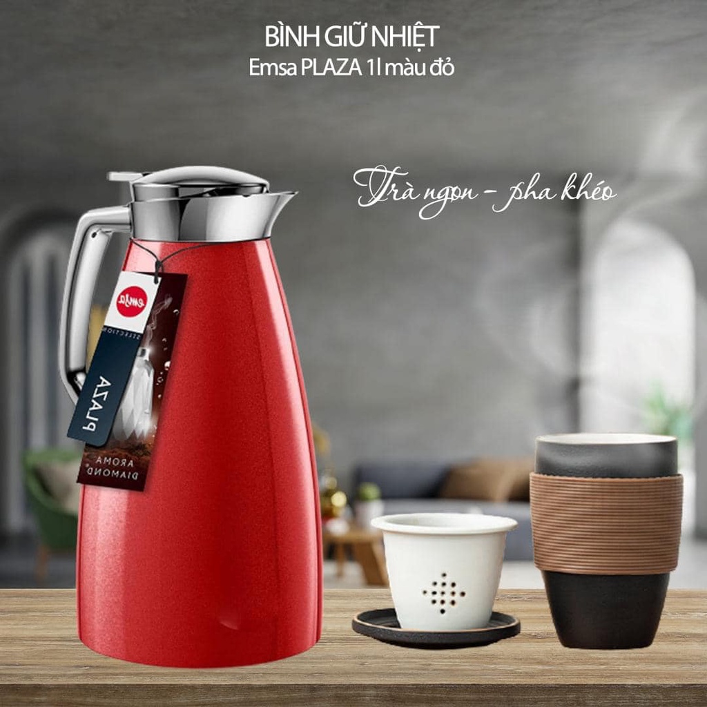 BÌNH GIỮ NHIỆT EMSA PLAZA 1 LÍT