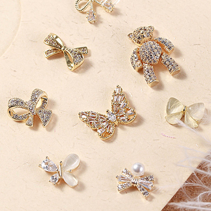 [Hàng mới về] Phụ kiện 3D trang trí móng tay nghệ thuật xinh xắn