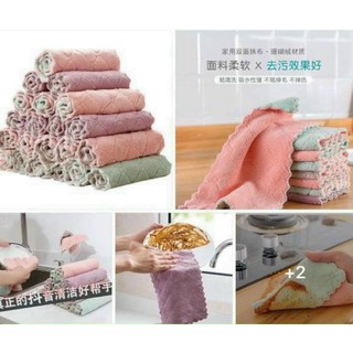 Khăn lau đa năng 2 mặt siêu thấm nước, siêu mềm mịn