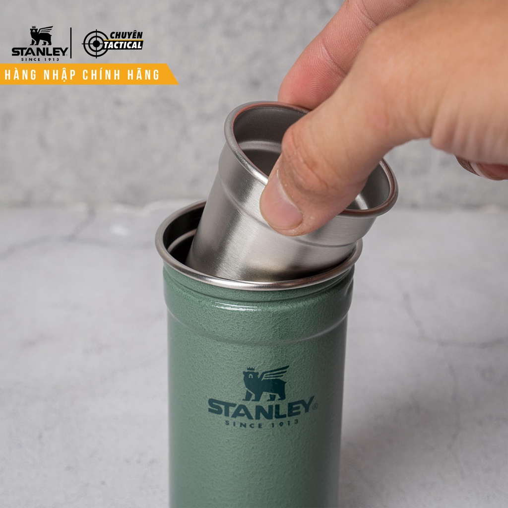 Bộ đựng rượu ADVENTURE PRE-PARTY SHOTGLASS + FLASK SET