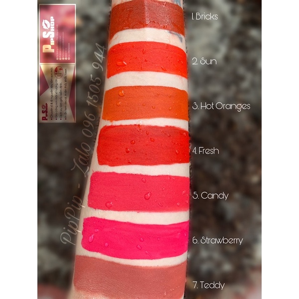 PHÔI SON KEM CÁN MÀU SIÊU LÌ KHÁNG NƯỚC 50g/100g