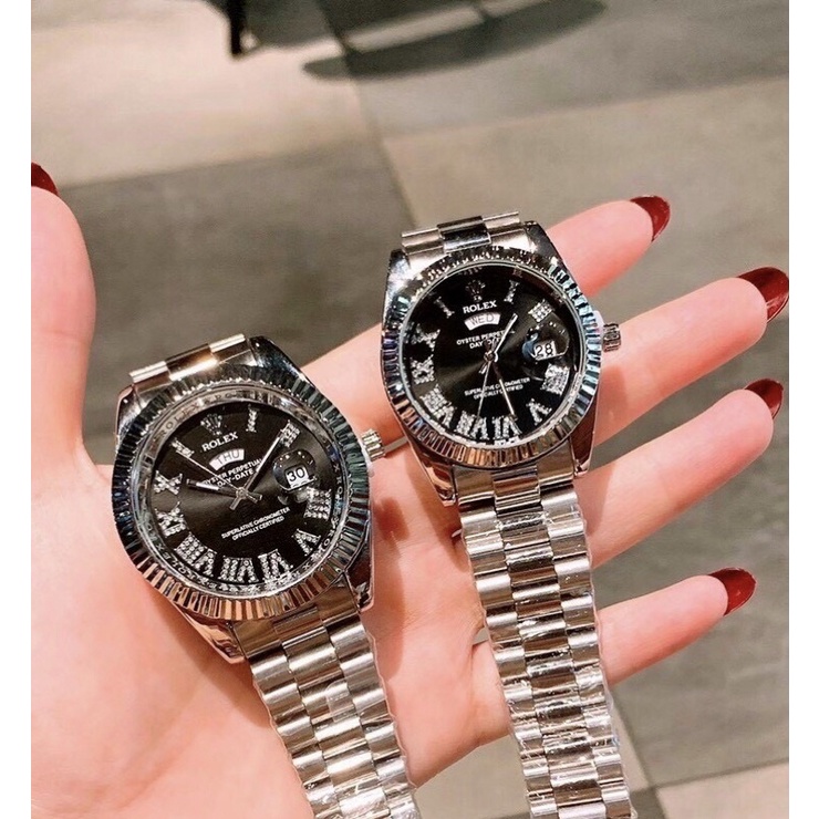 Đồng hồ Rolex nam viền trơn thời trang