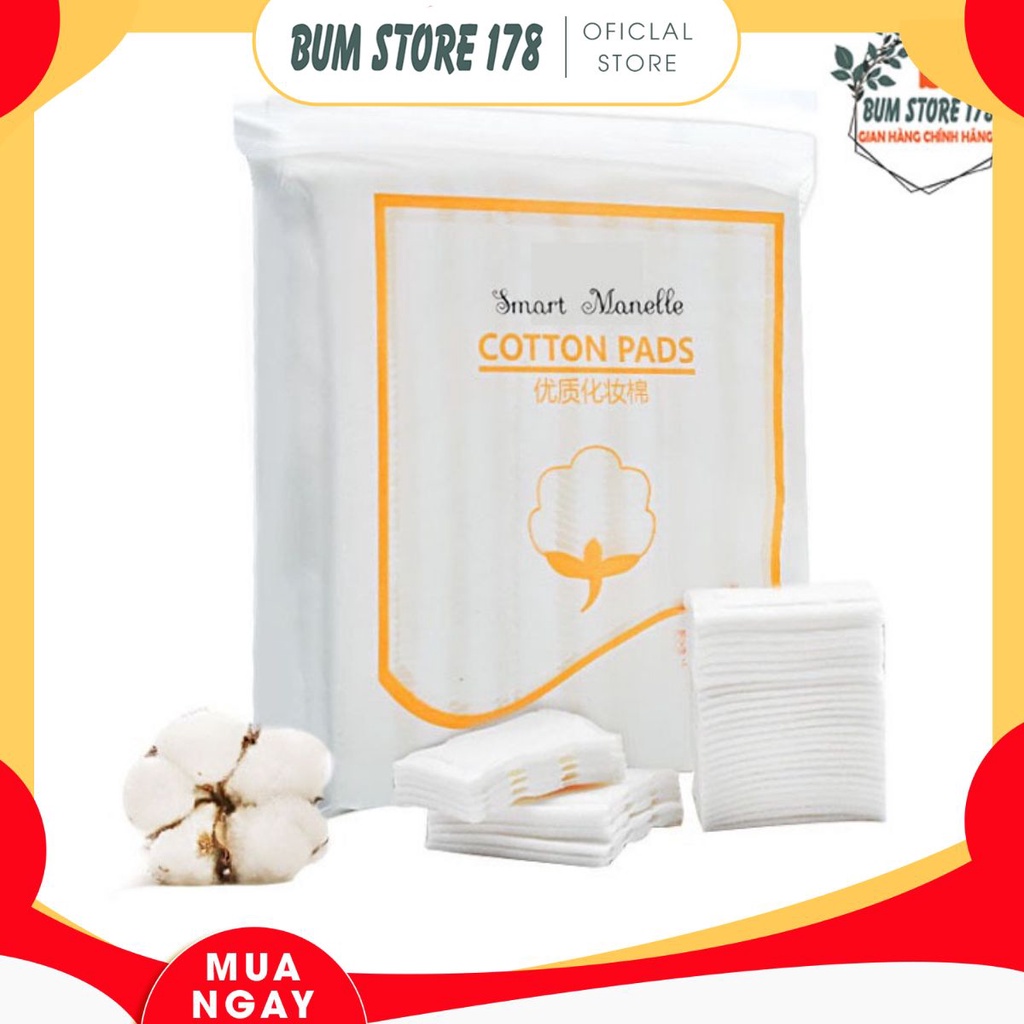 Bông tẩy trang Cotton Pads, Bông tẩy trang 222 miếng Cotton Pads 3 lớp