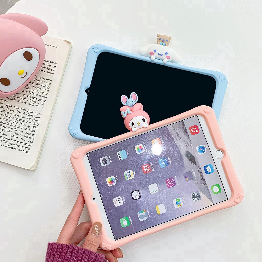 Xiaomi Tablet Case Mi Pad  MiPad4 8.0 8.0" MiPad4plus 10.1 10.1" Soft Silicone Cover with Back Bracket