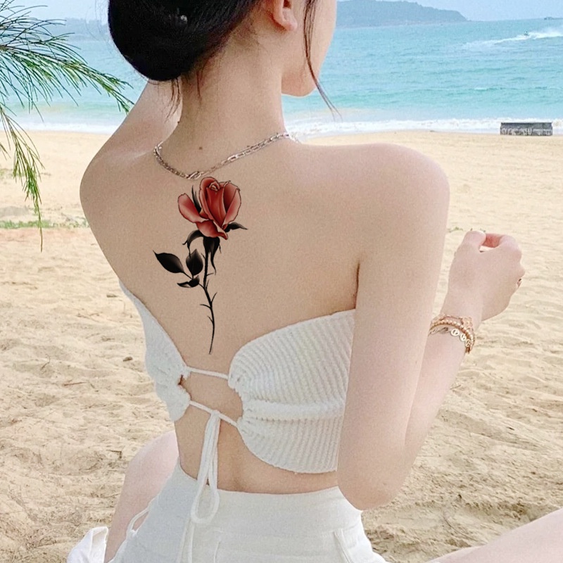 Miếng Dán Hình Xăm Tạm Thời Chống Thấm Nước Lâu Trôi Đến 2 Tuần ;210MM×115MM