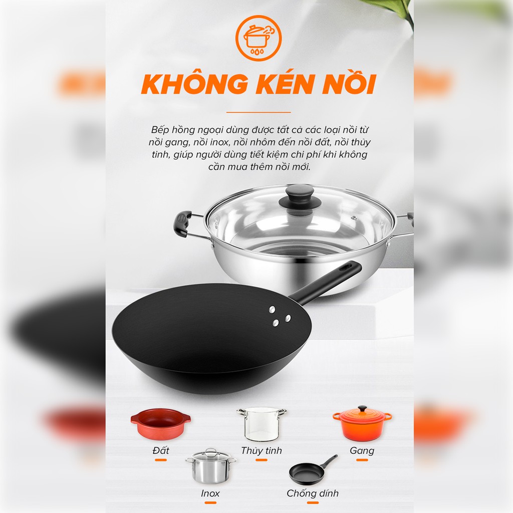 Bếp Điện Hồng Ngoại Asanzo IS-16AS2 ( Phím Nhấn) Chính Hãng