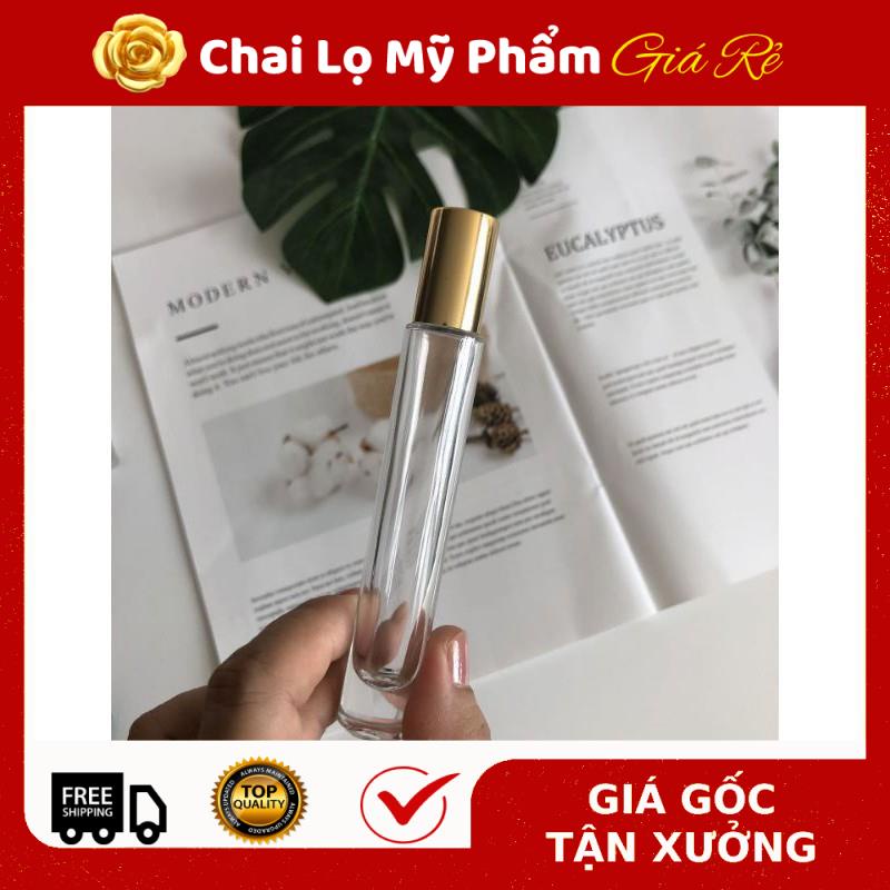 Lọ Chiết Nước Hoa ❤ RẺ VÔ ĐỊCH ❤ Lọ chiết nước hoa Tròn 10ml cao dày đựng dầu thơm , phụ kiện du lịch