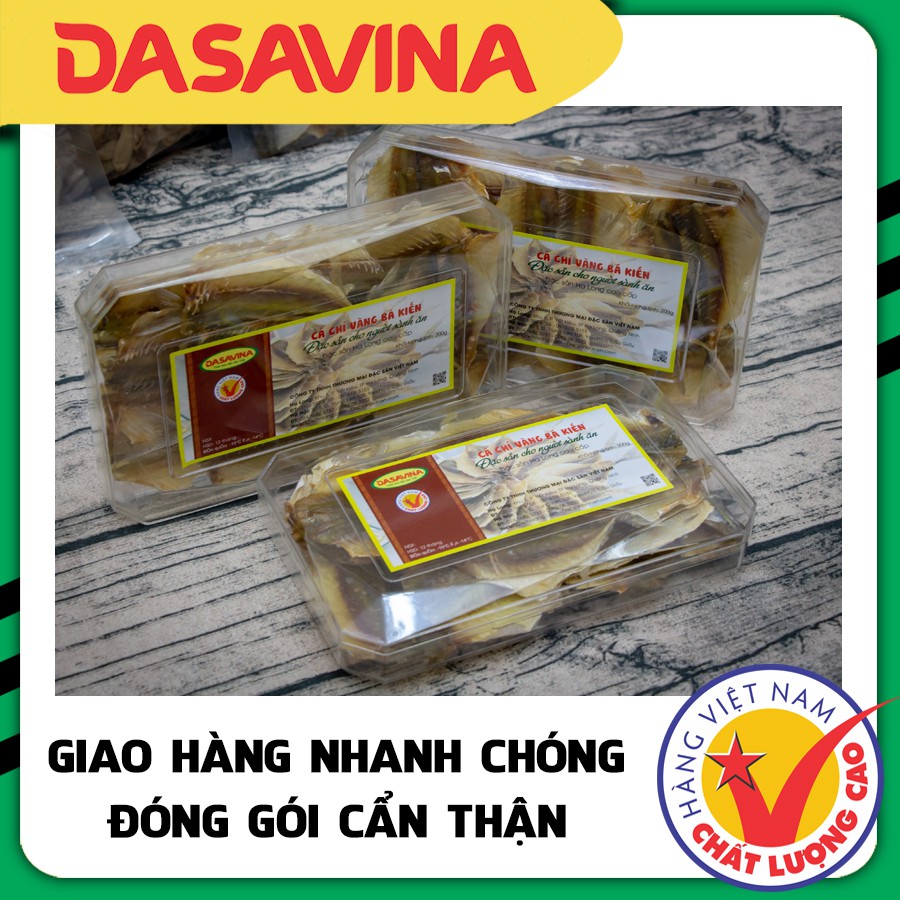 [CHÍNH HÃNG] Hộp Cá Chỉ Vàng Bá Kiến 200Gram Cao Cấp❤️✅ - DASAVINA