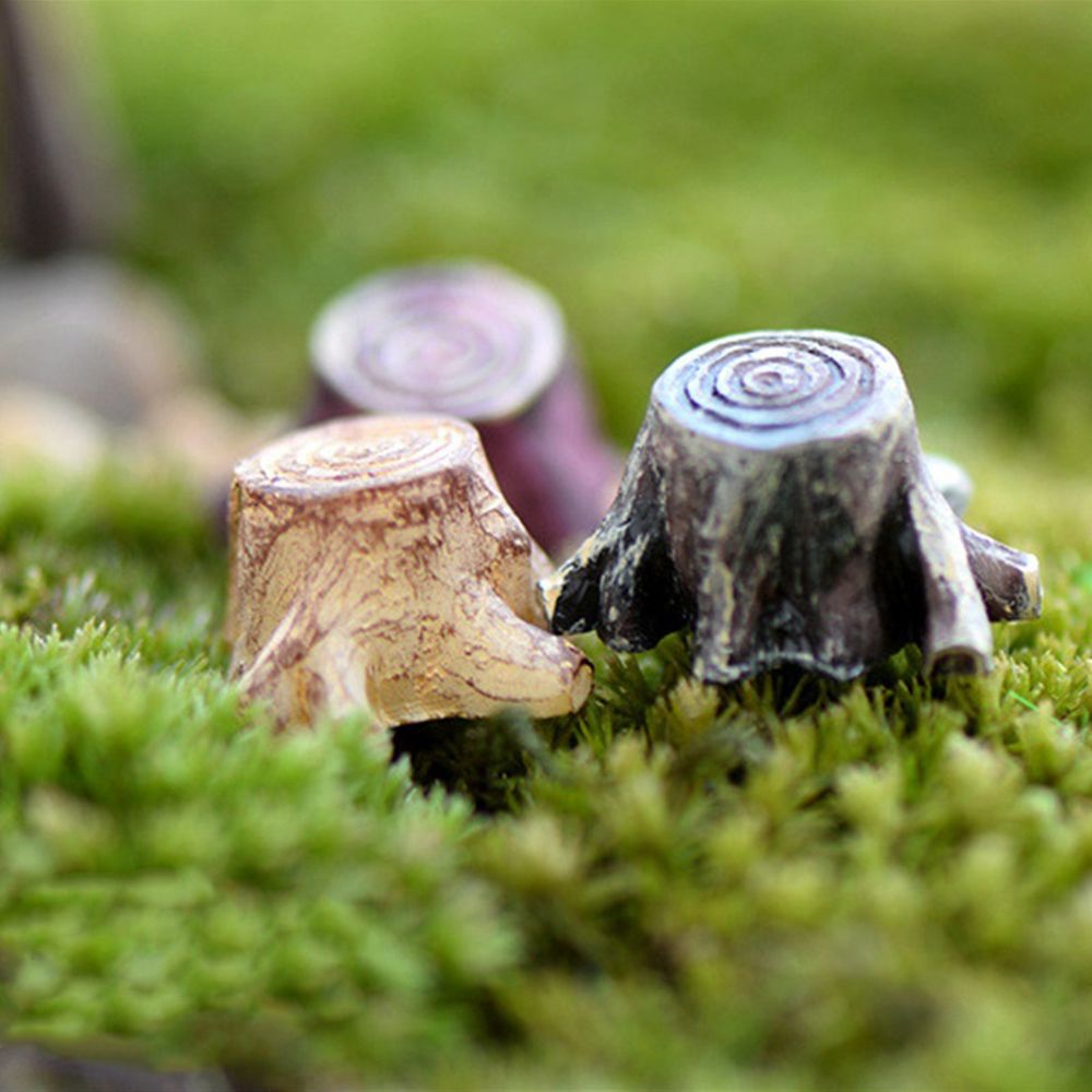 Set 5 Mô Hình Gốc Cây Xinh Xắn Bằng Nhựa Dùng Để Trang Trí