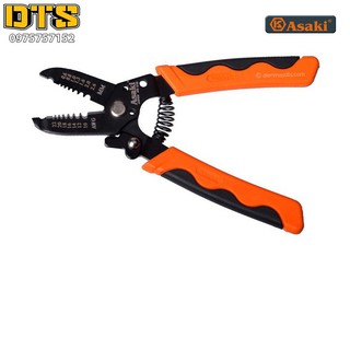 Kìm tuốt dây tự bung Asaki AK-9100 6inch-165mm giocongcu