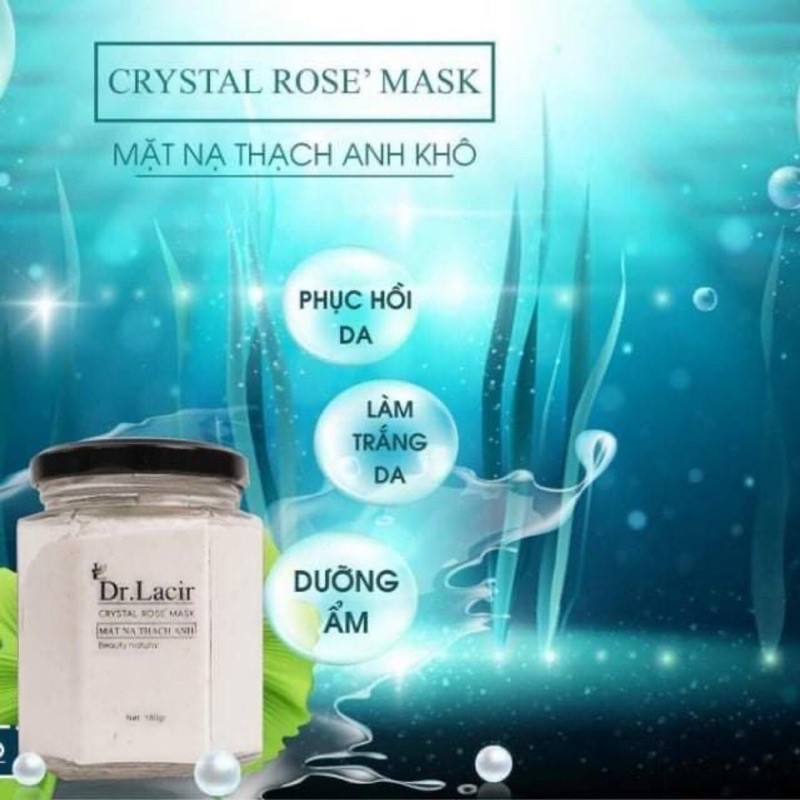 Mặt Nạ Thạch Anh Khô Dr. Lacir Crystal Rose Mask