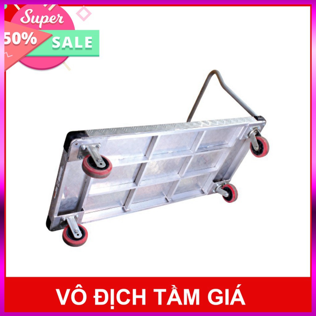 Xe Đẩy Hàng 4 Bánh 500kg Maxkiwi - Kích thước : 60 x 90cm Kho Miền Nam