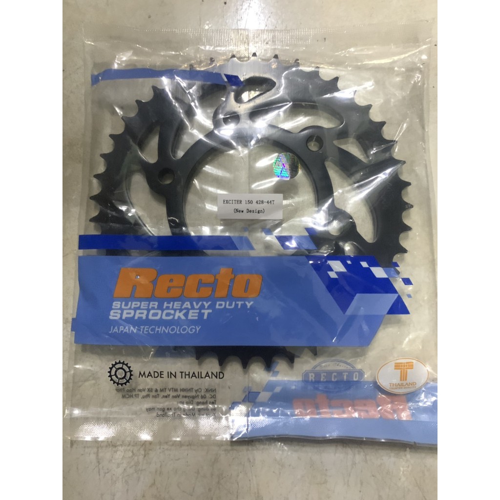 dĩa tải 44 T xe exciter 150 hiệu recto