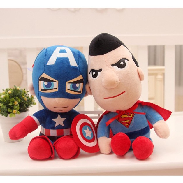 Gấu bông siêu mền mịn hình siêu nhân size 45-50cm cho bé trai, bé gái