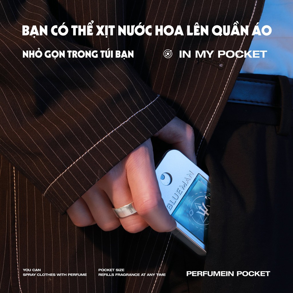 Nước Hoa Nam BLUEMAN Hương Thơm Lâu Đầy Nam Tính 30ml