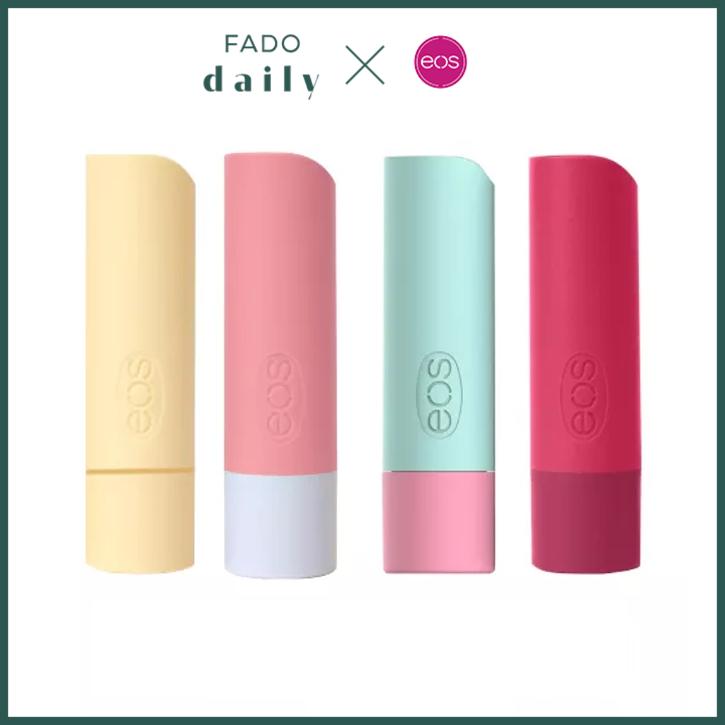 Son Dưỡng Môi Hữu Cơ Eos All-Natural Shea Lipbalm Hương Trái Cây - Nhập Khẩu Mỹ