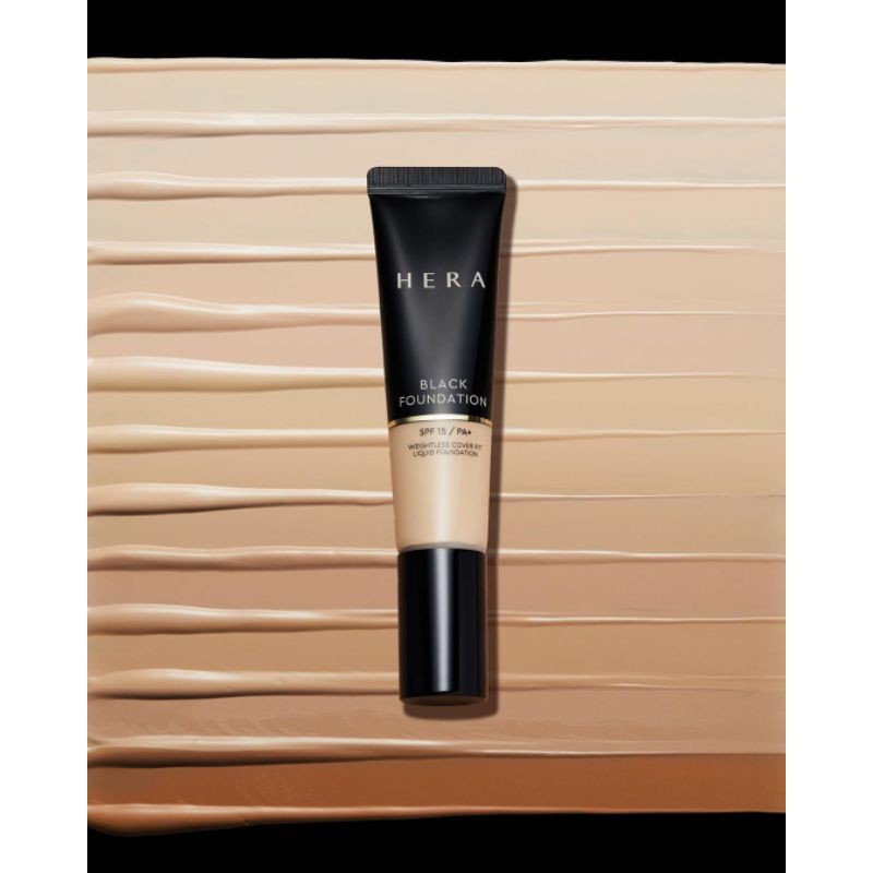 [Hiếm – Hot] Kem Nền Hera Black Foundation 10ml siêu che khuyết điểm cho lớp nền hoàn hảo suốt 24h.