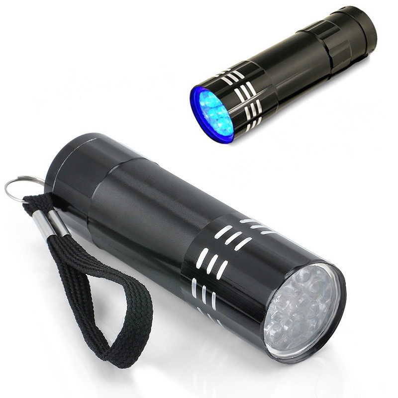 1 Đèn Pin Led Tia Cực Tím Mini Cầm Tay
