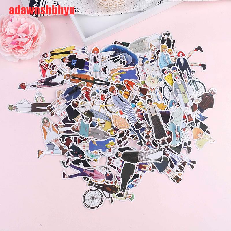 Gói 280 Miếng Dán Trang Trí Sổ Tay DIY Xinh Xắn