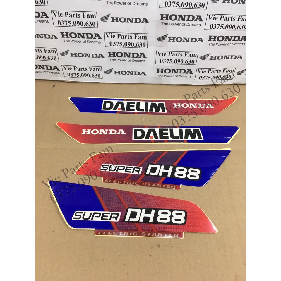 Bộ tem xe máy DH 88