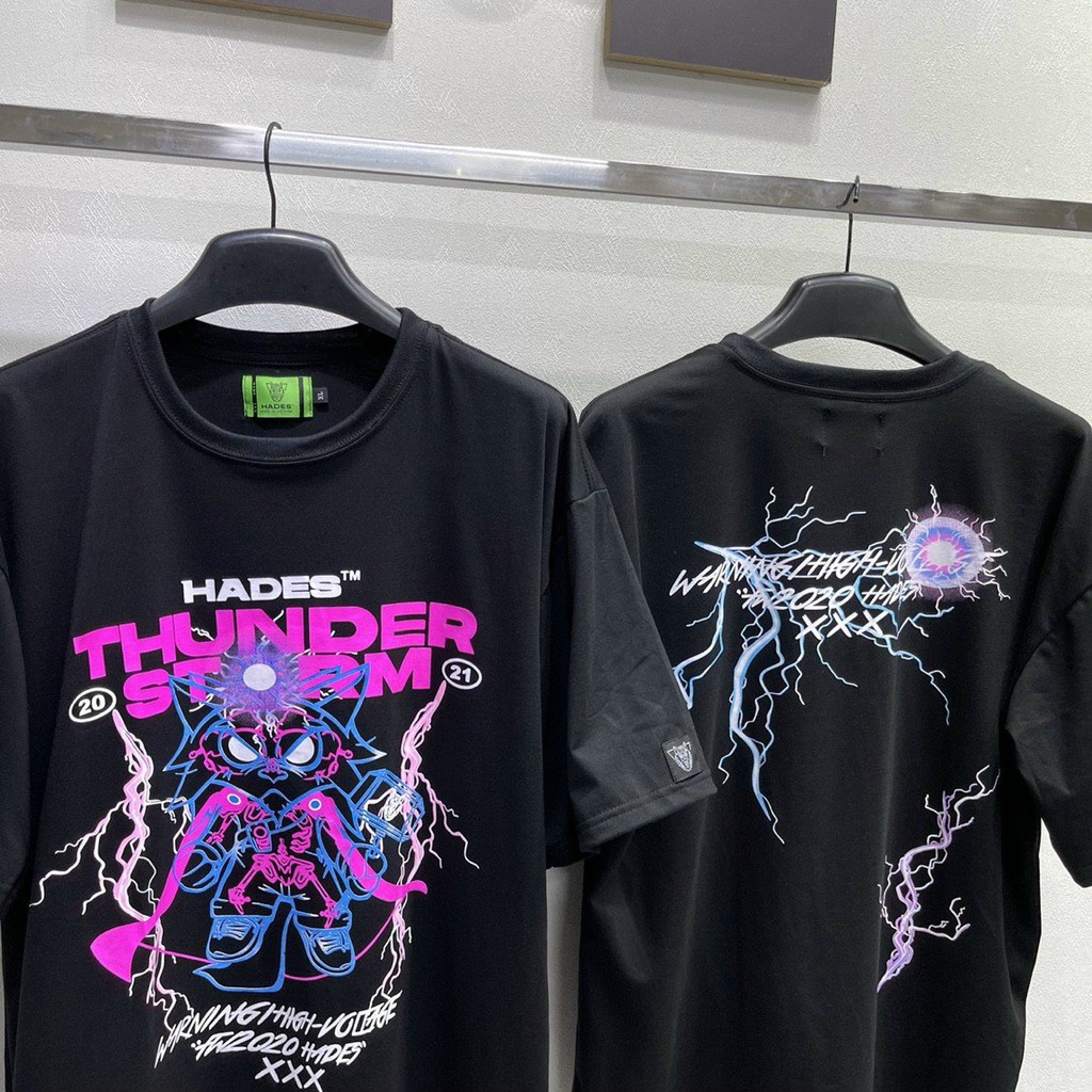 Áo thun Hades Thunder Storm Thần Sấm - Áo thun oversize nam nữ AL66