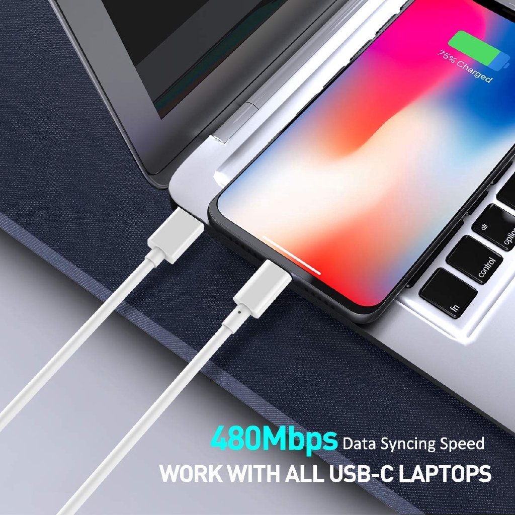 Dây Cáp Sạc Nhanh B' Apple Iphone Macbook Usb 3.1 Sang Lightning