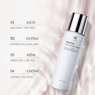 Combo Dưỡng Trắng Da Hoàn Hảo Serum &amp; Nước Hoa Hồng &amp; Kem Sâm Ciyaoo 30ml + 220ml + 10g