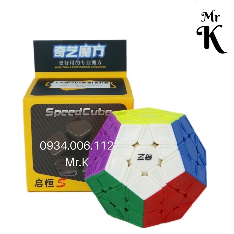 RUBIK MEGAMINX QIYI QIHENG S STICKERLESS RUBIK 12 MẶT KHỐI LẬP PHƯƠNG RUBIK