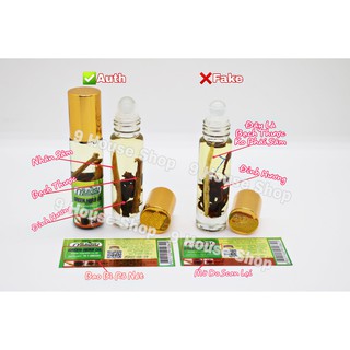 01 Chai Dầu Nhân Sâm Ginseng Green Herb Oil 8ml Thái Lan