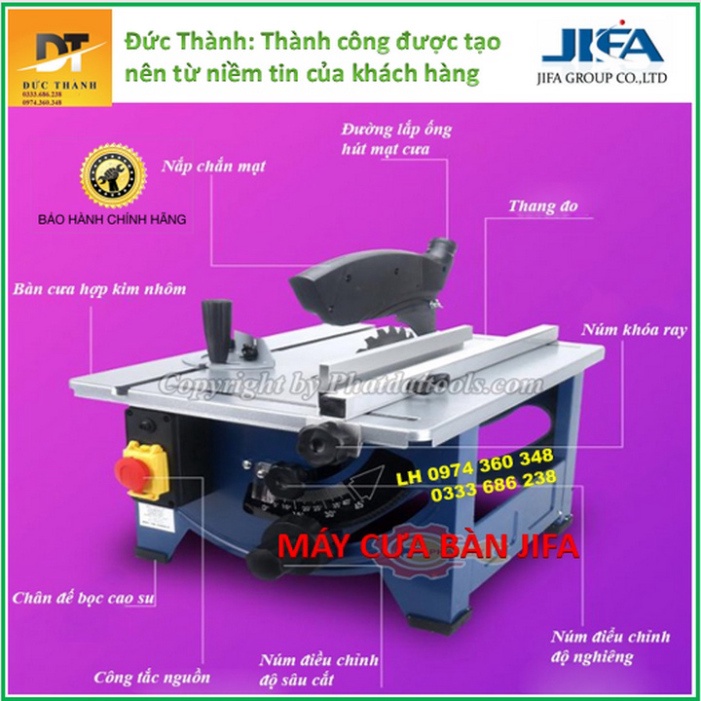 Siêu hot Máy cưa bàn JIFA. Bảo hành 12 tháng.