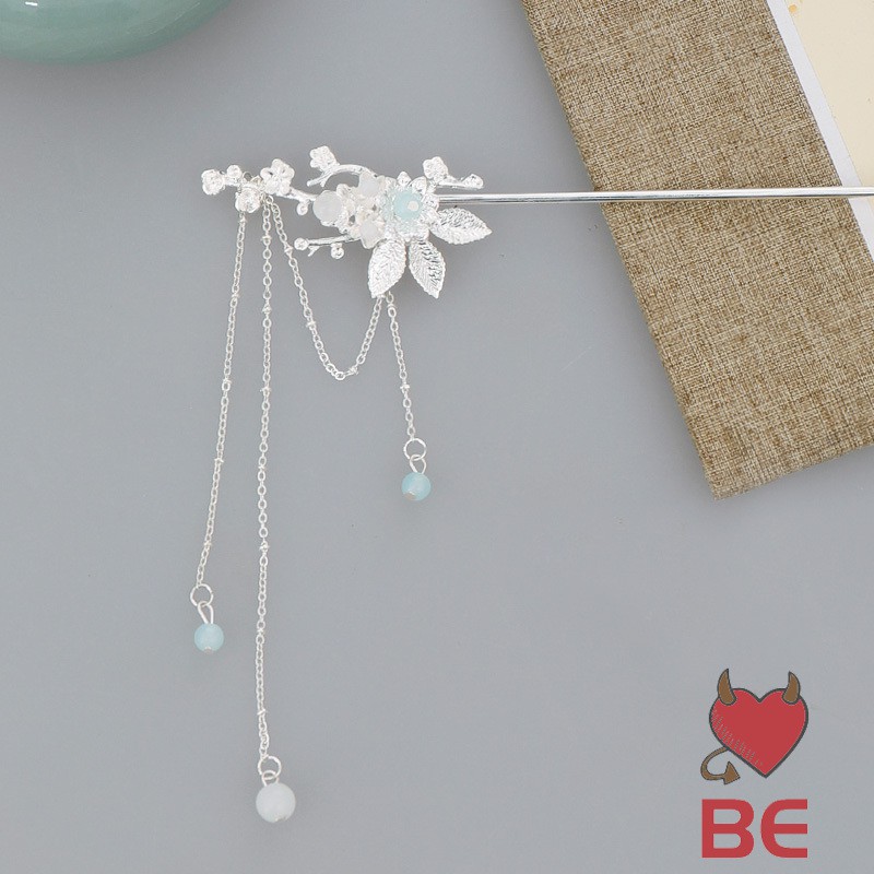 YADORNOS Trâm cài tóc hình hoa đính đá thời trang cho nữ