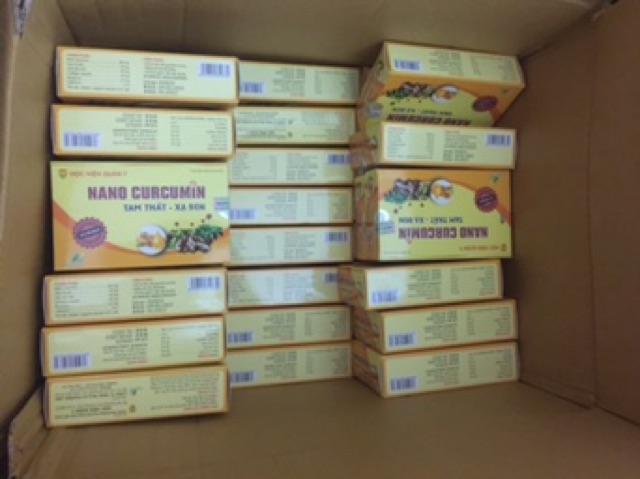 Nanocurcumin tam thất xạ đen của Học viện Quân Y hỗ trợ điều trị bệnh dạ dày tá tràng tăng sức đề kháng ngừa lão hoá ...