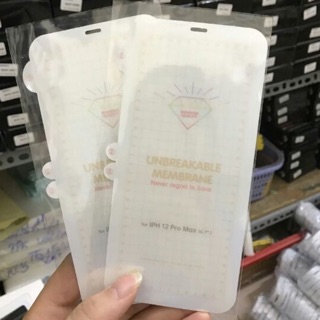 Miếng dán dẻo PPF mặt trước cho iPhone 12/ 12 Max/ 12 Pro/ 12 Pro Max Full màn hình siêu bảo vệ máy