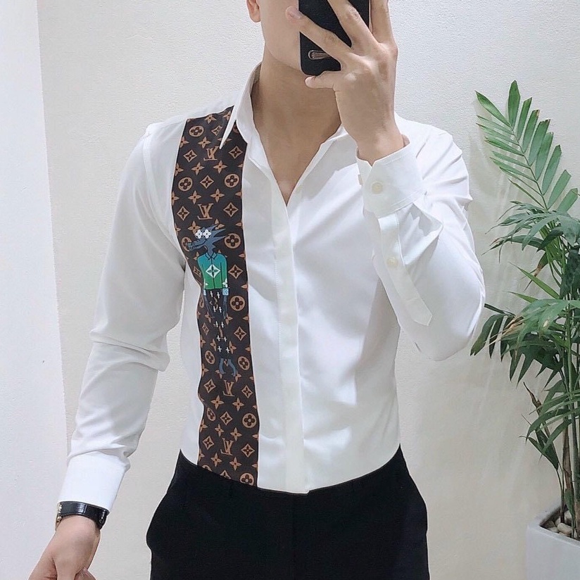 ÁO SƠ MI NAM 5D HÀNG Y HÌNH 100% XU HƯỚNG shop trangmon68 | BigBuy360 - bigbuy360.vn