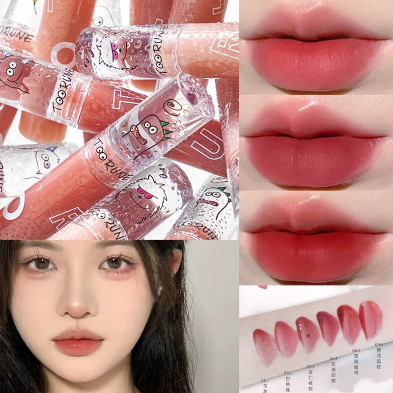 [Hàng mới về] Son kem lì TOORUNE màu sắc bắt mắt quyến rũ thời trang Vegatable Head New Bright Hydro-foggy