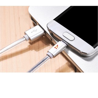 Cáp Hoco UPM12 Micro USB 1m2 Chống đứt gãy có Led