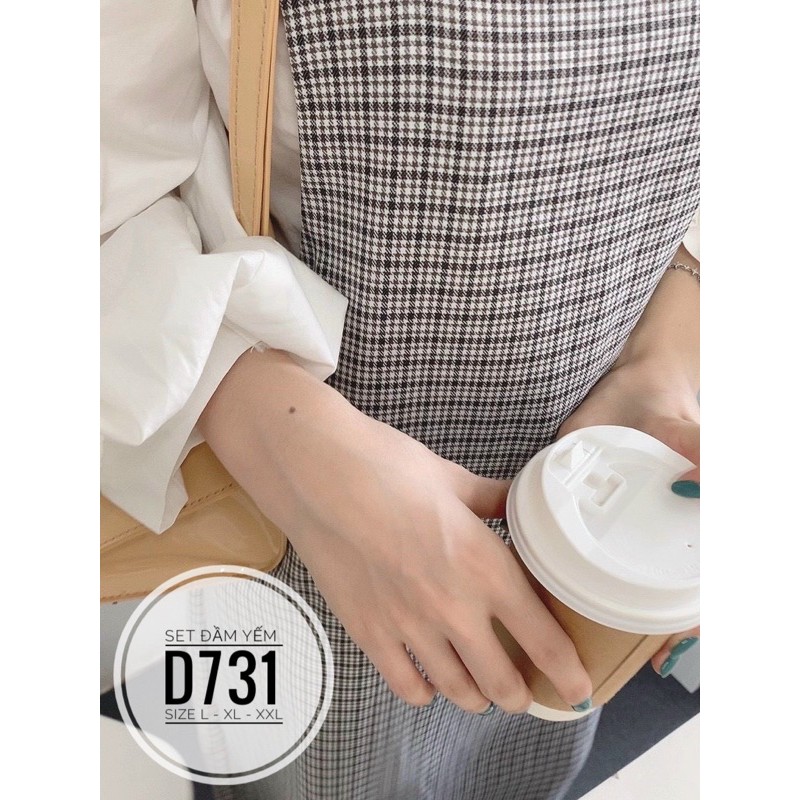 Bigsize Set đầm yếm