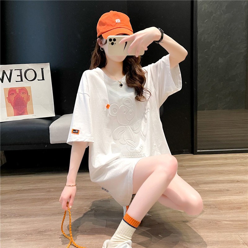 Áo Thun Tay Ngắn Dáng Rộng In Hình 3d Thời Trang Mùa Hè Phong Cách Hàn Quốc 2021 | BigBuy360 - bigbuy360.vn