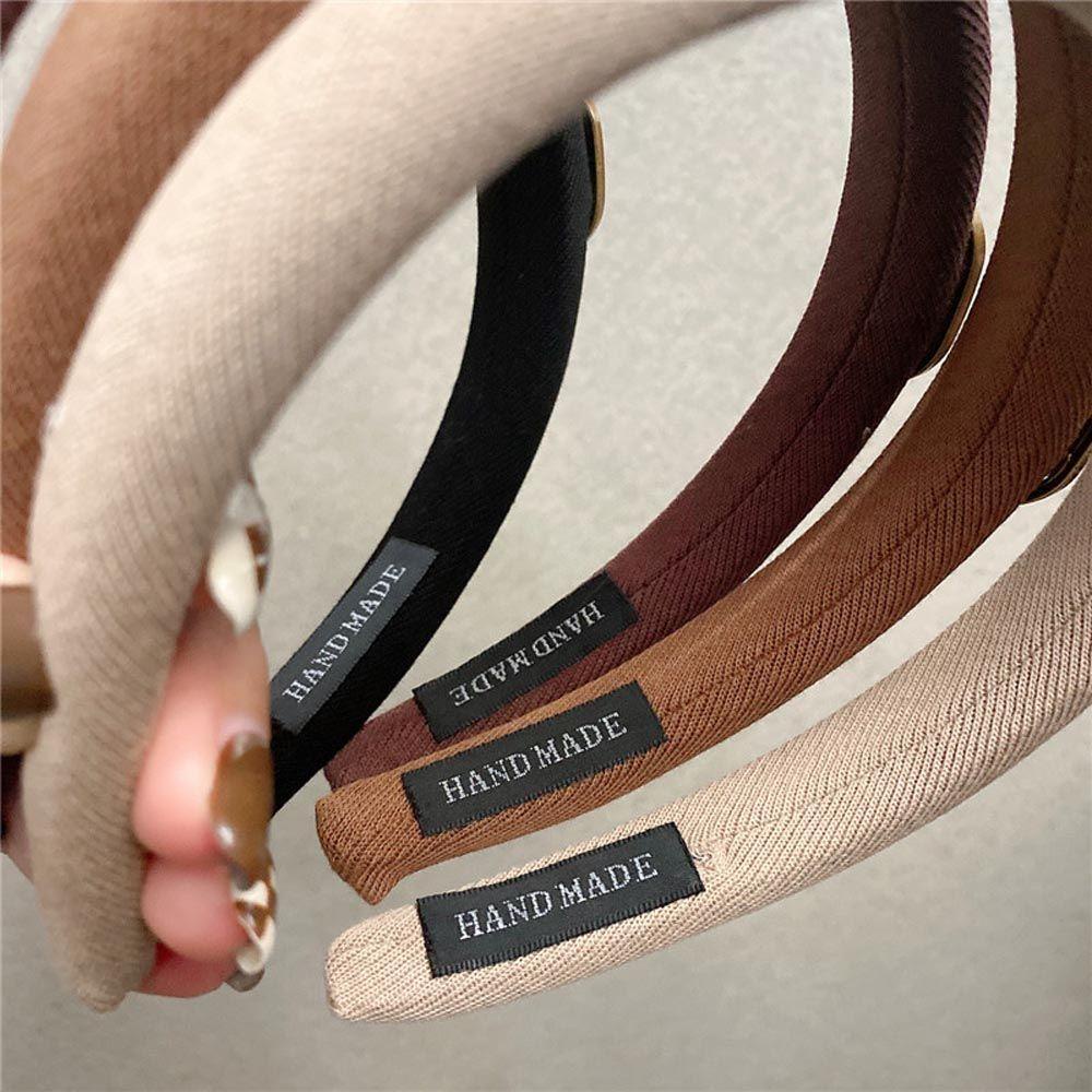 DANILO Băng Đô Cài Tóc Bản Rộng Chống Trượt Phong Cách Vintage Thanh Lịch Cho Nữ