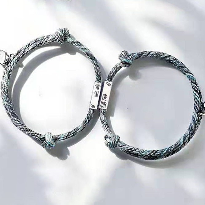 Vòng Tay Đôi 💕 Vòng Tay Đôi Nam Nữ Vòng Tay Handmade Trọn Đời Bên Nhau Tuyệt Đẹp - LTD02 - ROXI