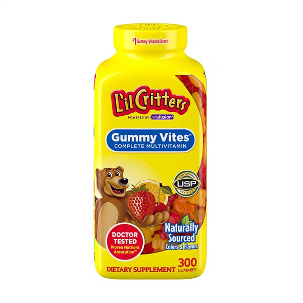 Kẹo Dẻo Bổ Sung Vitamin Cho Bé Lil Critters Gummy Vites 300 Viên - Nhập Khẩu Mỹ