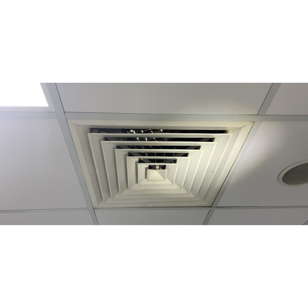 Cửa gió vuông khuếch tán, cửa gió âm trần kích thước 600x600