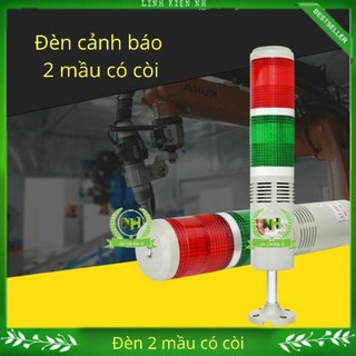 (LKNH) ĐÈN CẢNH BÁO HÌNH THÁP 2 MÀU 3 MÀU CÓ CÒI 24V và 220V Loại Tốt