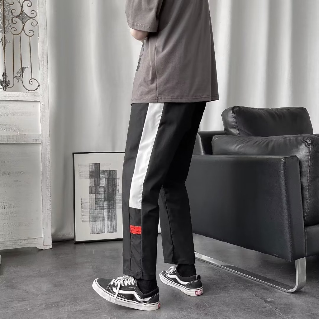 Quần Thể Thao Ống Rộng Thời Trang Xu Hướng Hàn Quốc Cho Nam