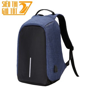 Balo Laptop CHỐNG TRỘM- CHỐNG SỐC - CHỐNG NƯỚC (XANH ĐEN) HÀNG LOẠI 1