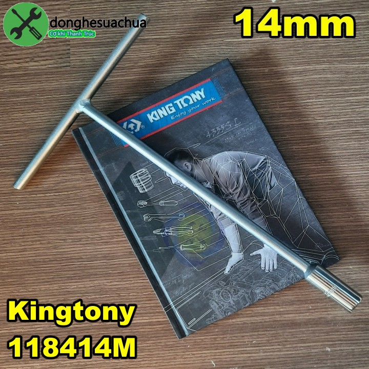 Tay tuýp chữ T đầu 14mm Kingtony 118414M loại dài 300mm